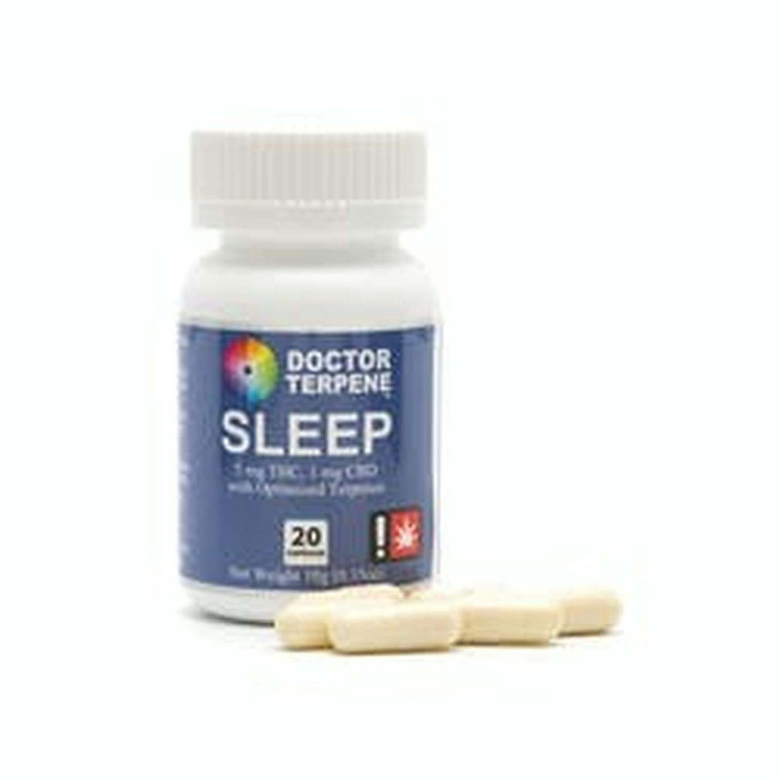 Doctor Terpene: Sleep Capsules (4:THC/1:CBD) (Indica)